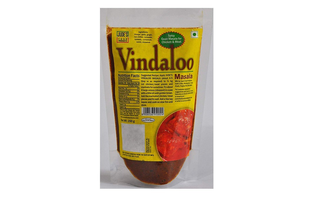 Jude's Vindaloo Masala    Pack  200 grams